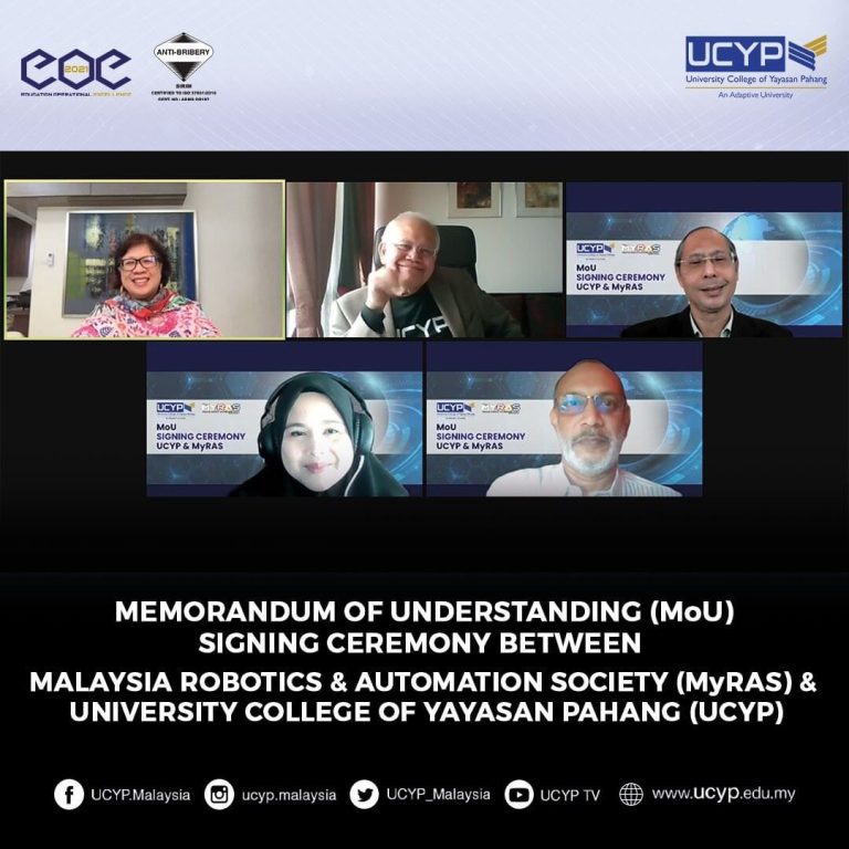 MyRAS SATELLITE CENTRE – UCYP DRIVE THE GLOBAL EDUCATION BRAND IN THE FIELD OF ROBOTIC AND AI