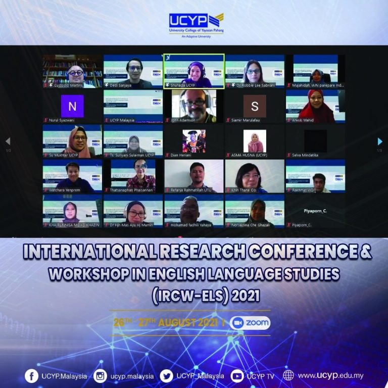 International Research Conference & Workshop in English Language Studies (IRCW-ELS) 2021